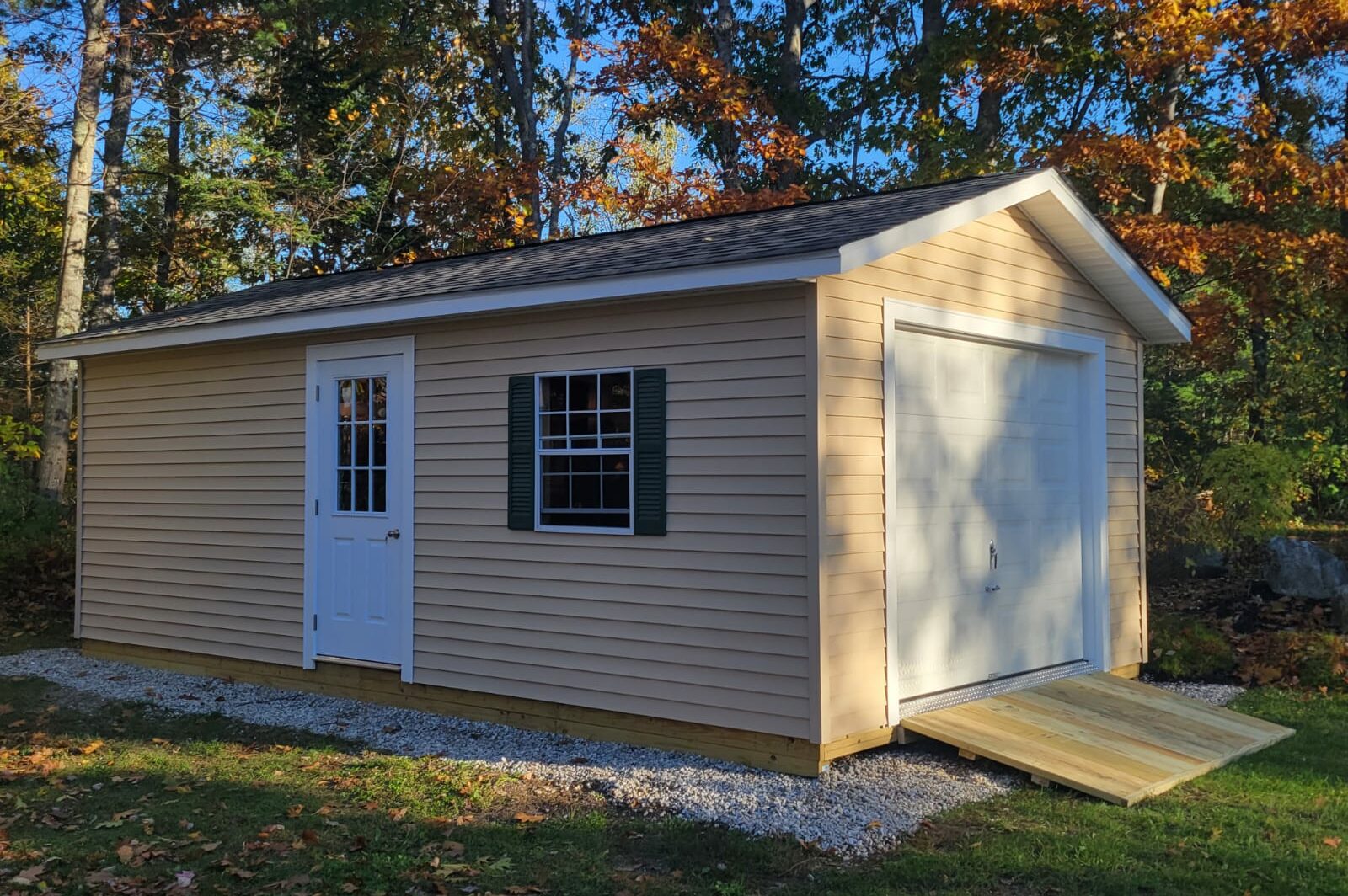 13.5x24 Shed in Brunswick ME