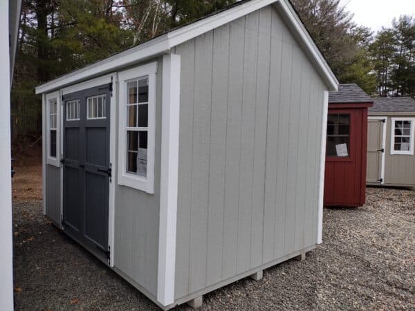 8' x 12' Keystone Cape T1-11 shed gray