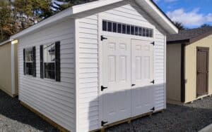 10' x 14' new england ranch vinyl shed