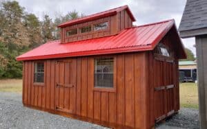 10' x 20' new england sugar shack board and batten shed