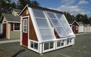 8' x 12' passive solar greenhouse