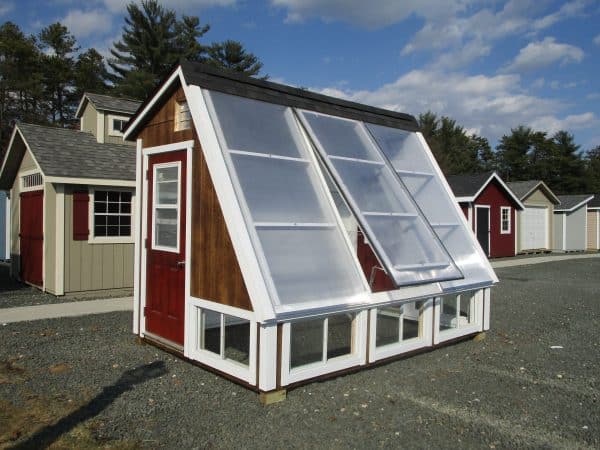 8' x 12' passive solar greenhouse