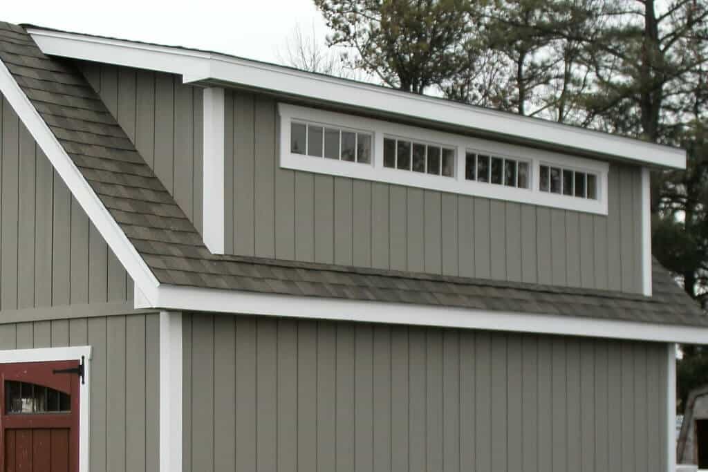 insulated shed siding type