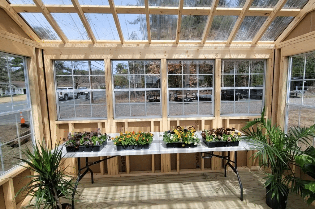 prefab greenhouse garden shed ideas