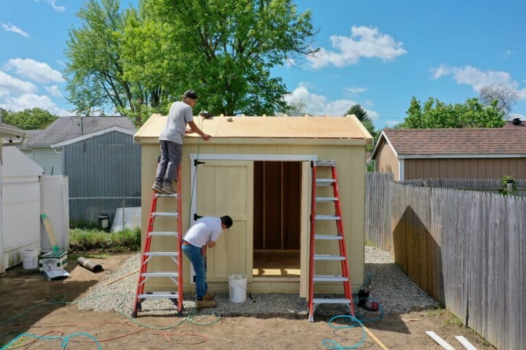 shed delivery-installation