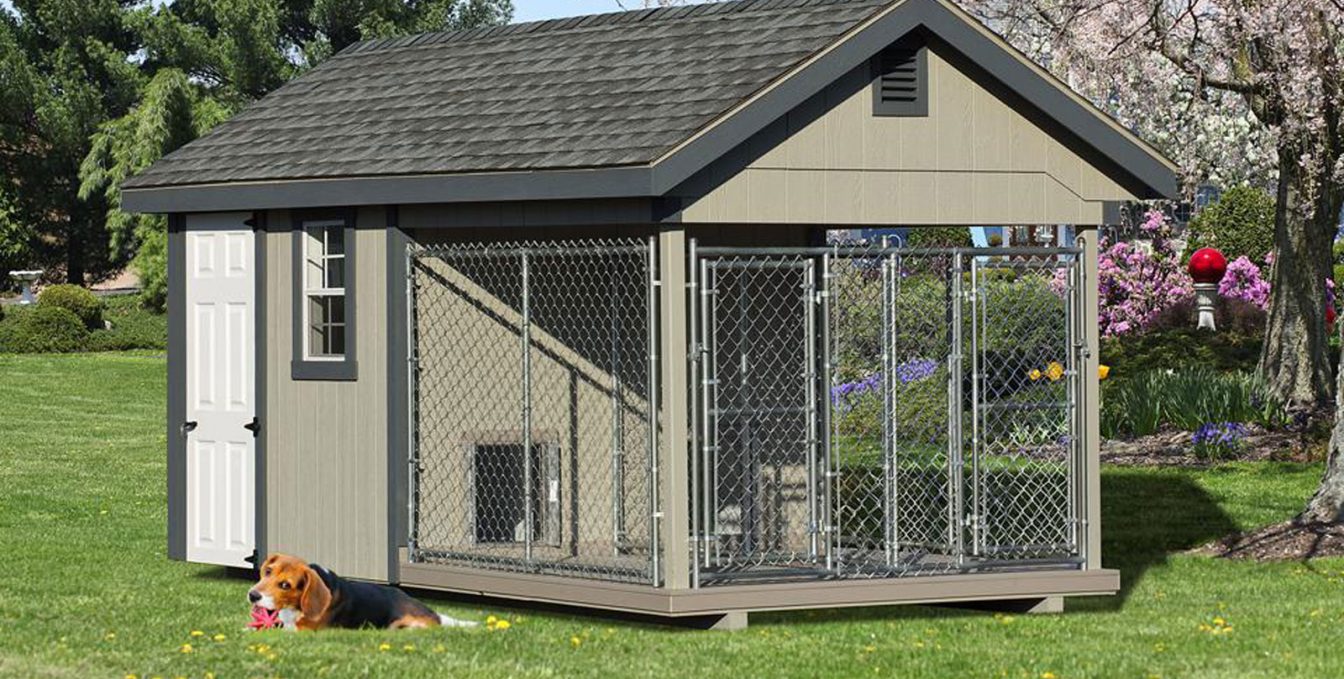 backyard dog kennels