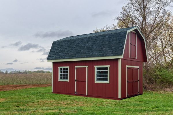 two story shed barn