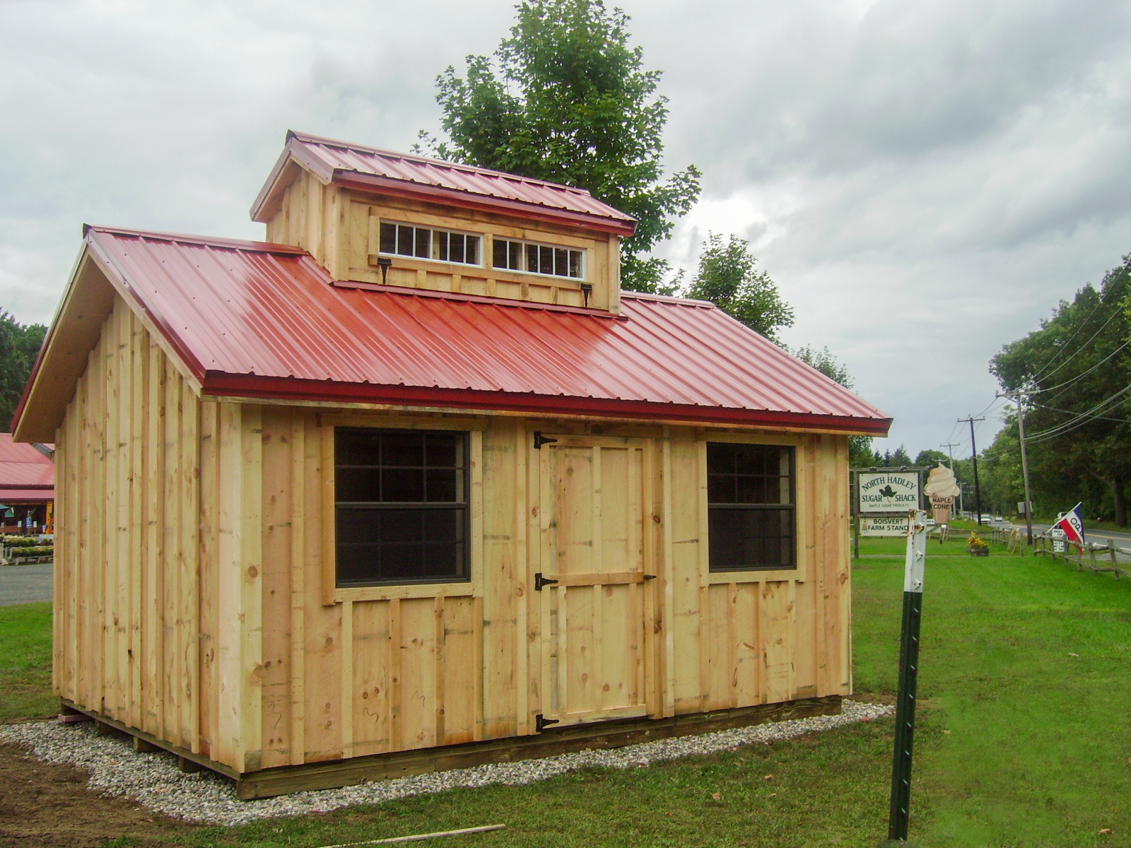 custom wood shed