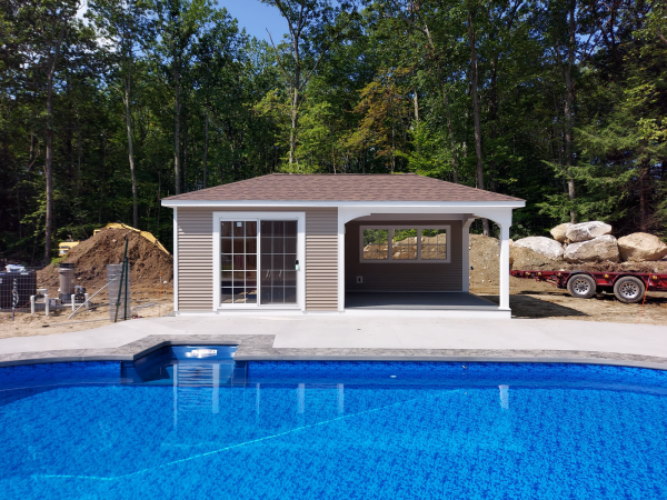 building a pool house