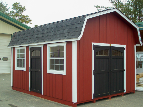 red 10x12 shed