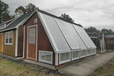 10' x 20' solar greenhouse 4
