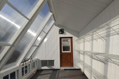 10' x 20' solar greenhouse 8