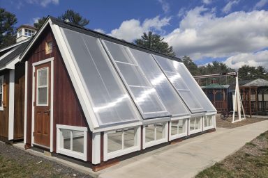 10' x 20' solar greenhouse