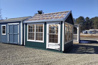 10'x12' keystone cape garden shed greenhouse 5