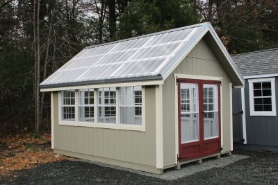12' x 16' new england country garden shed greenhouse