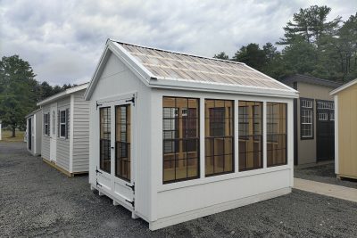 10' x 12' keystone cape greenhouse t1 11 shed exterior