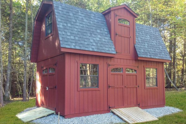 two story shed gravel shed pad
