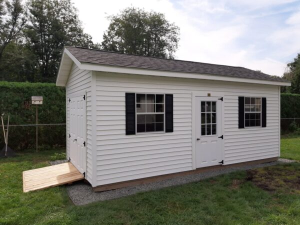 new england ranch 8 x 24 shed