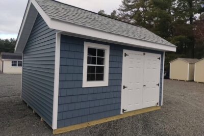 12' x 14' New England Quaker vinyl shed exterior