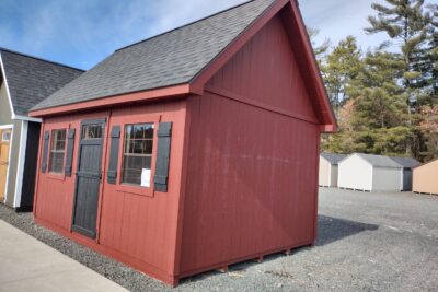 12' x 16' Homestead Hampshire T1-11 red shed