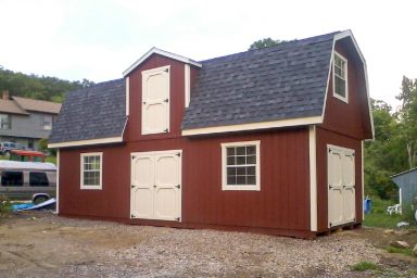 2 story outdoor shed