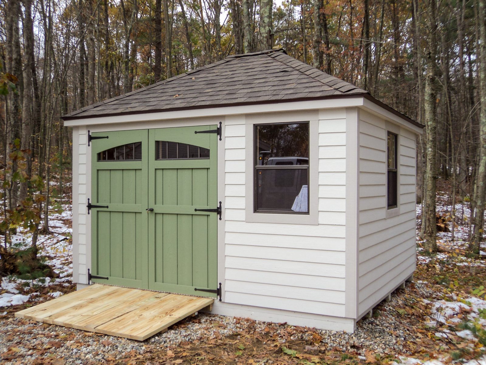 small outdoor storage shed