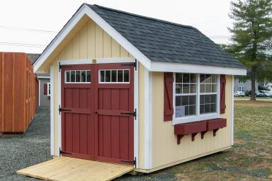 country shed with t1 11 siding