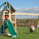 swing sets with slide